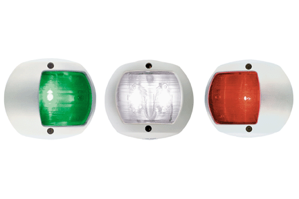 European style LED nav lights illuminate with elegance